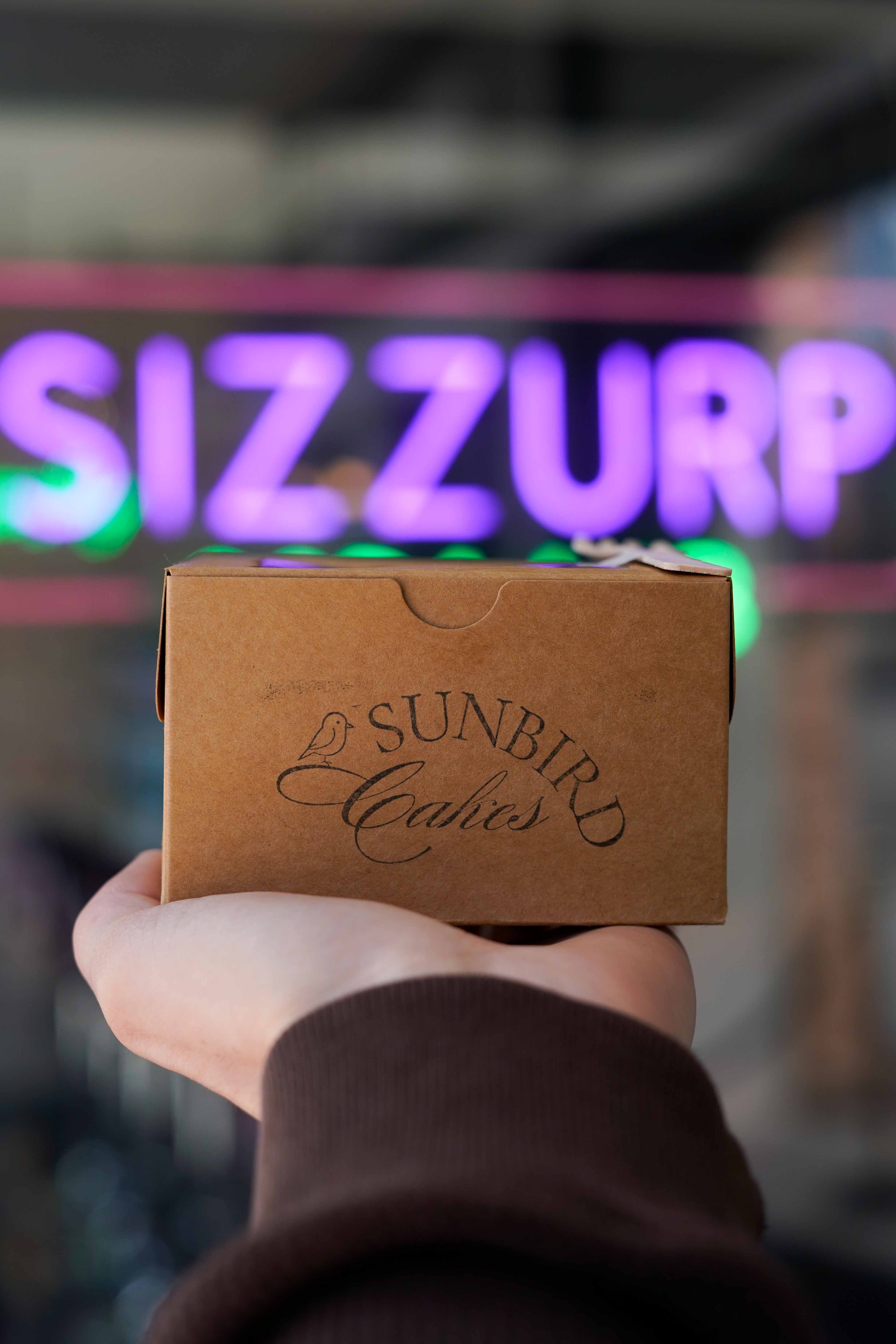Sizzurp Soda Lab event display with multiple drink flavor options